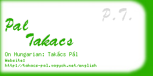 pal takacs business card