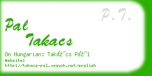 pal takacs business card